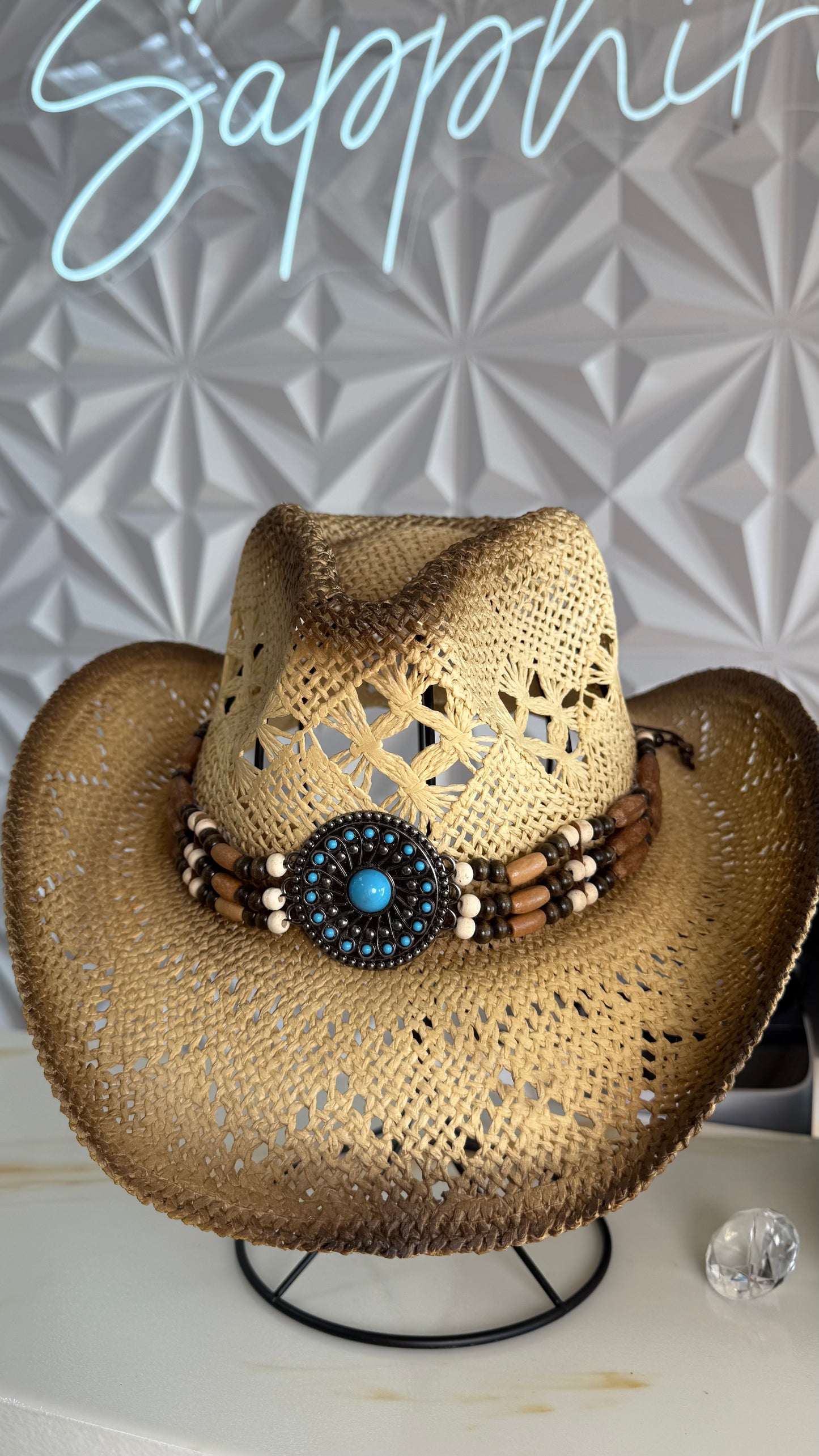 Rustic western hat