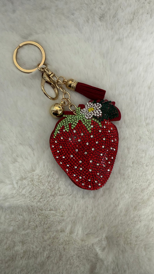 Strawberry keychain