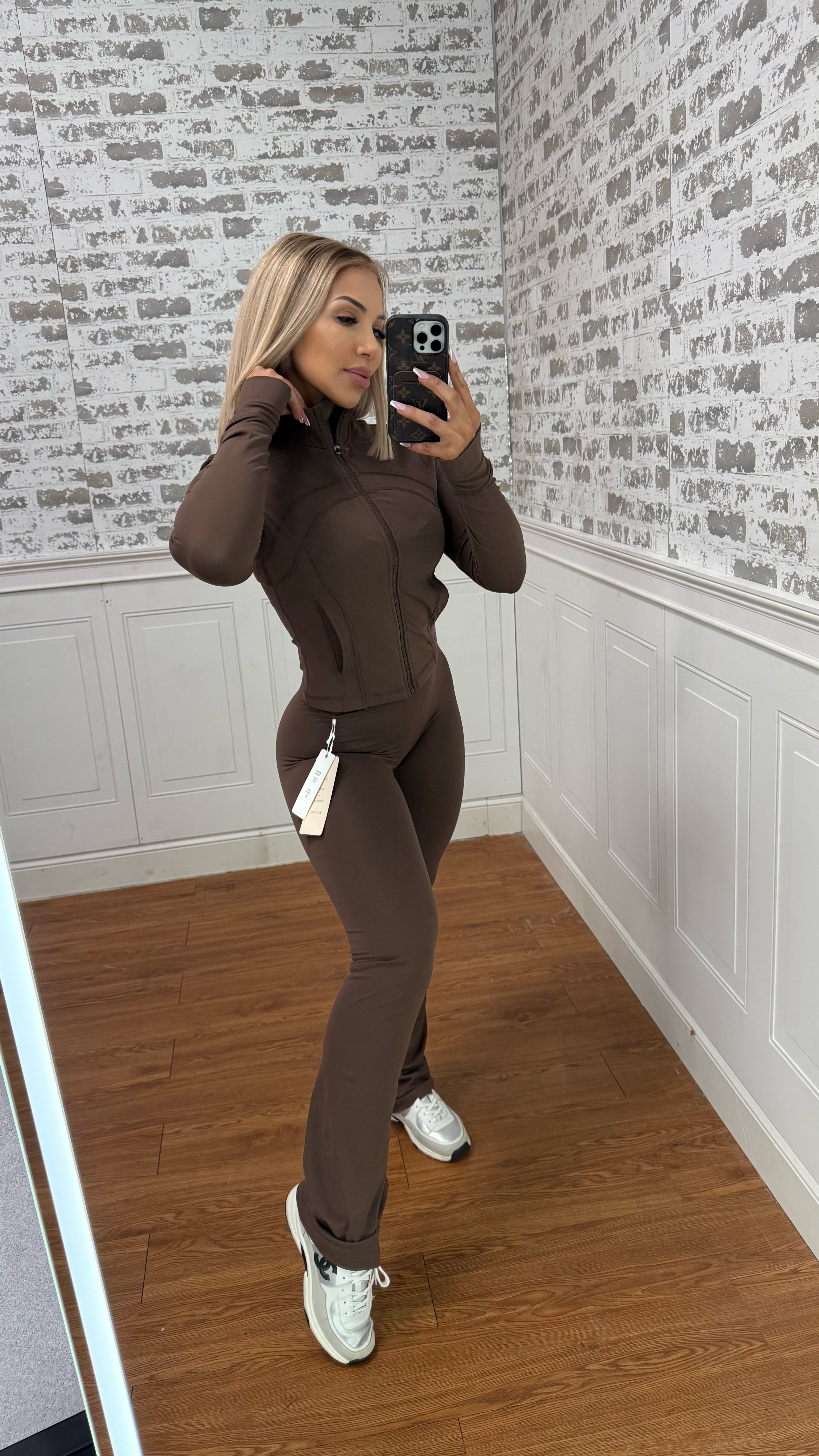 Mocha Sculpt Zip Up✨