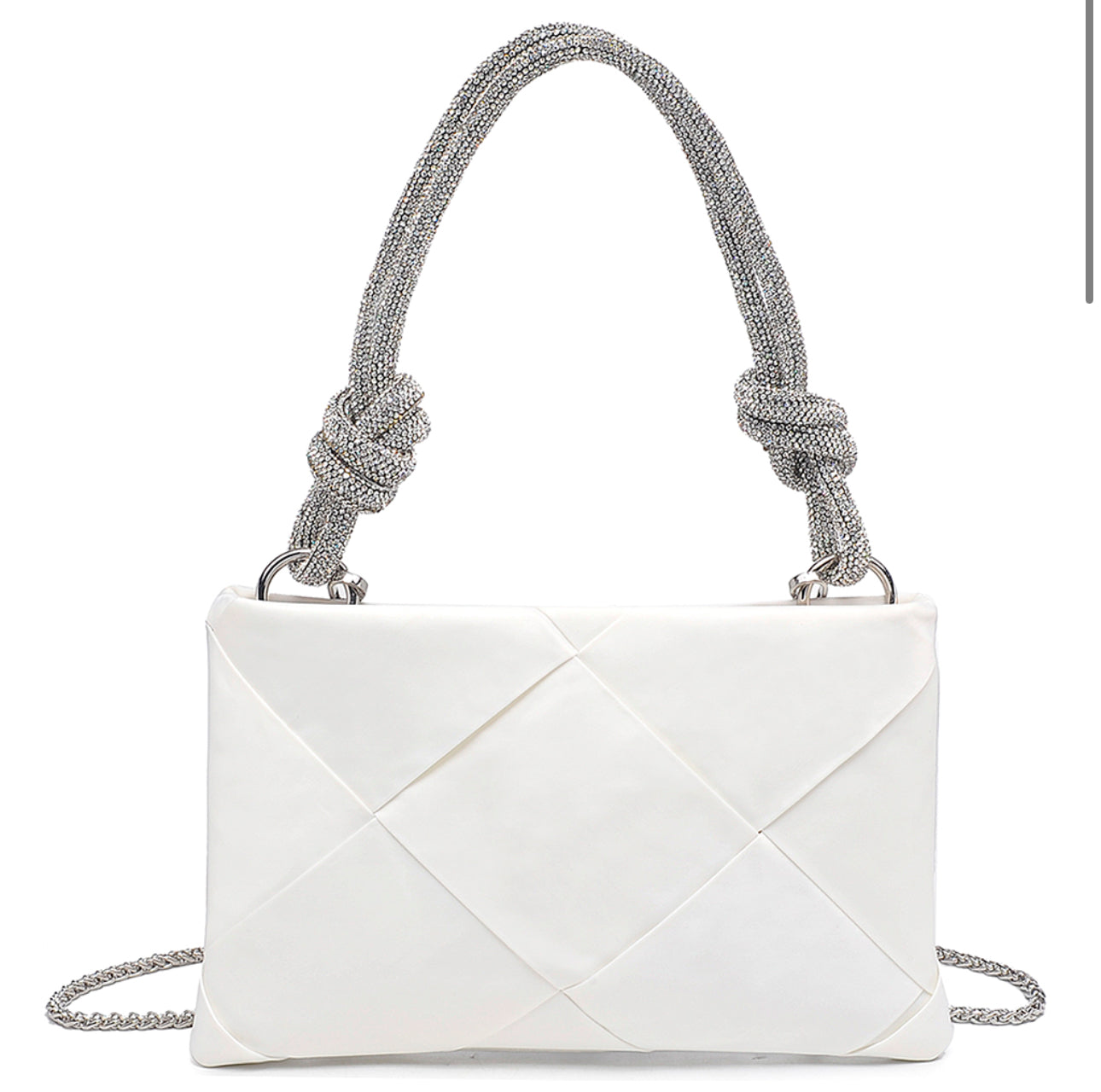 White “I DO” purse✨