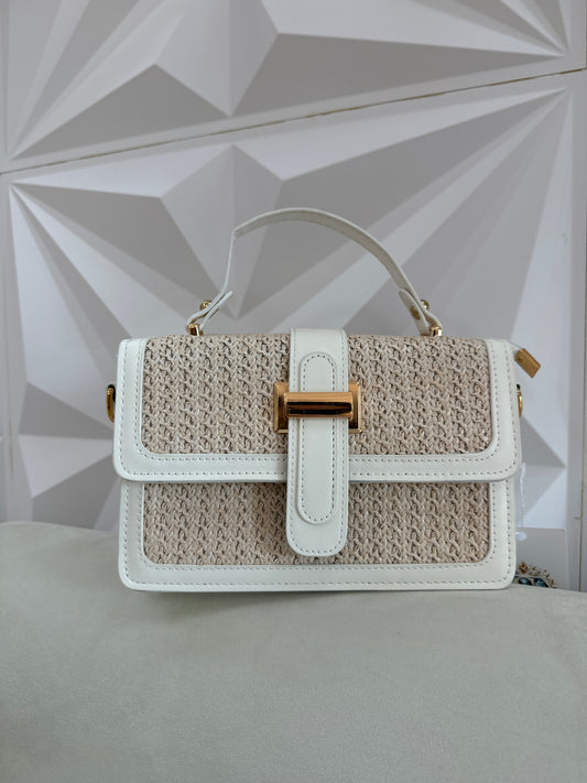 Beige summer bag