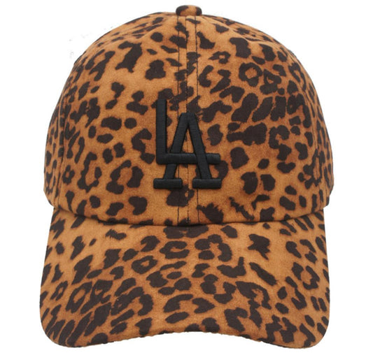 CHEETAH PRINT LA HAT