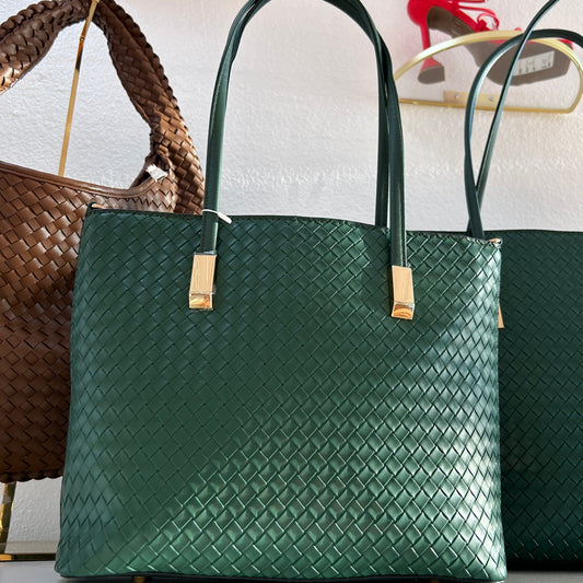 Green handbag