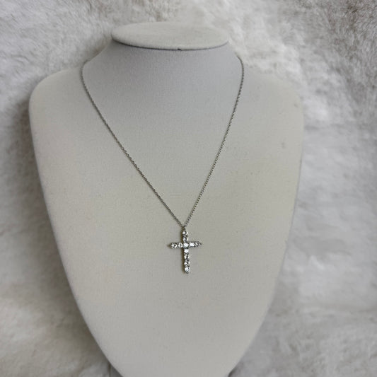 M silver cross