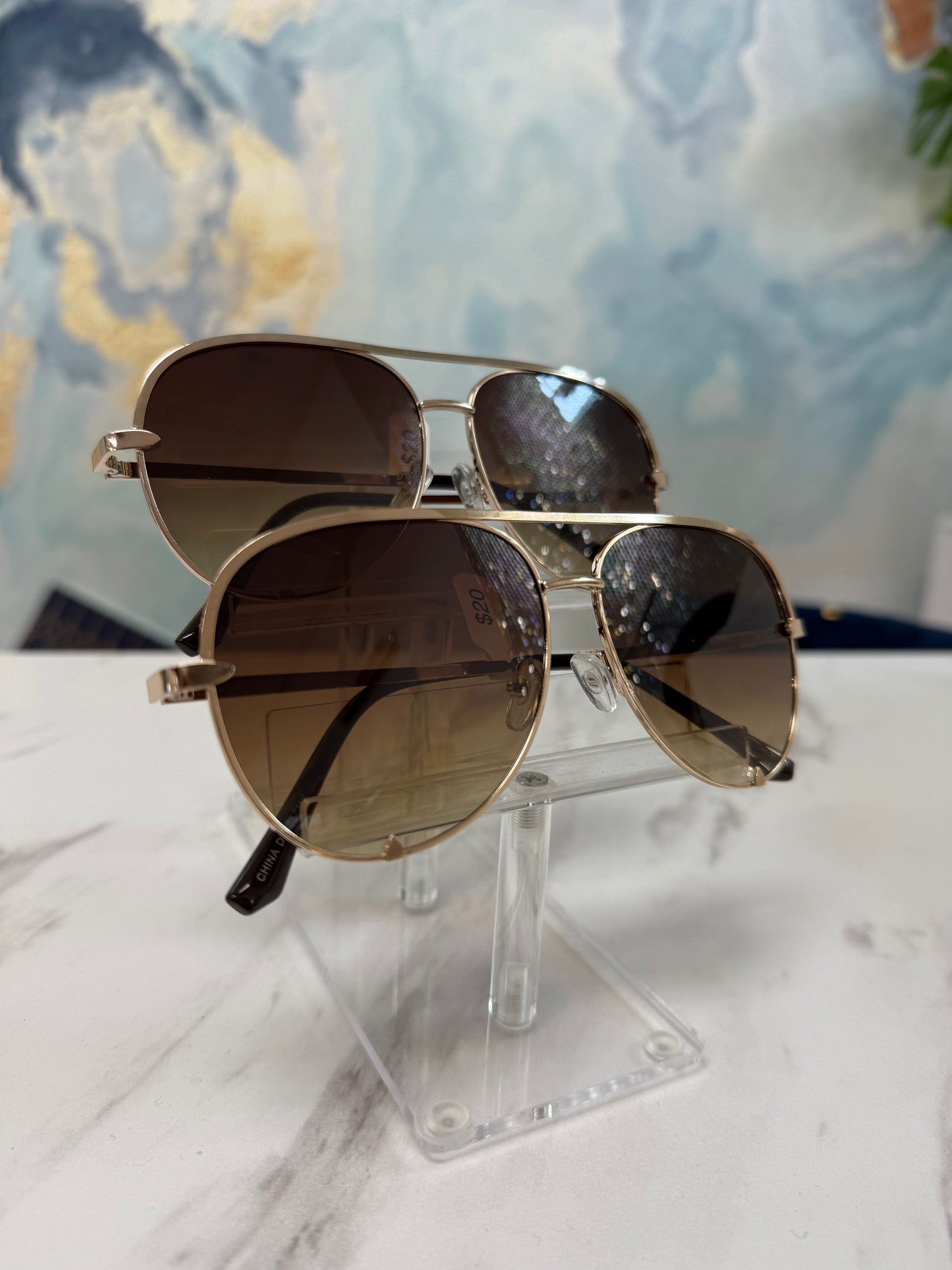 Brown sunglasses