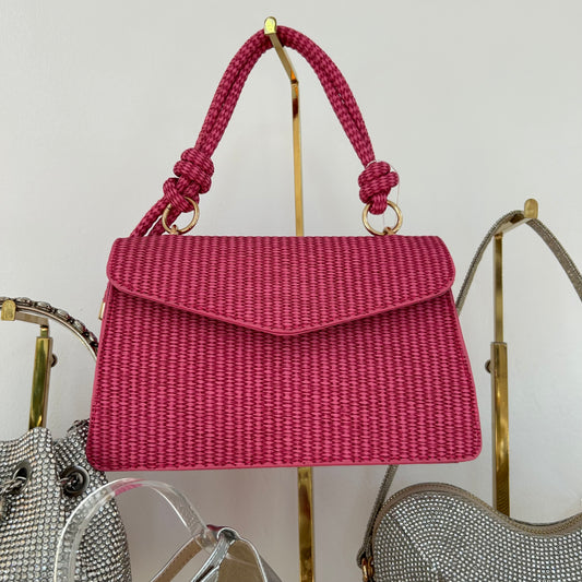 Pink handbag