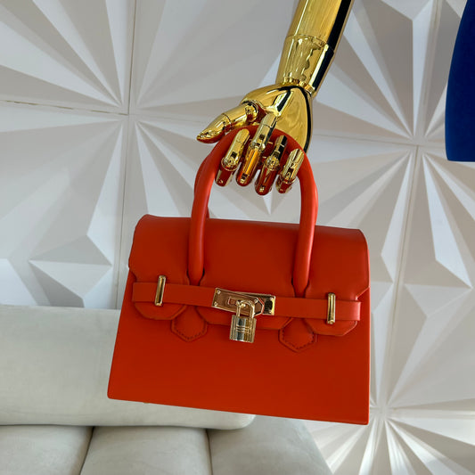 Orange handbag