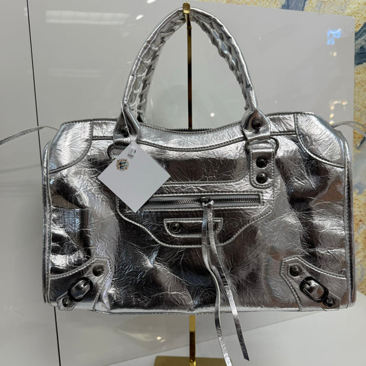 Platinum ice handbag