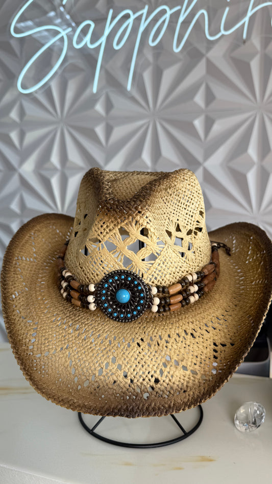 Rustic western hat
