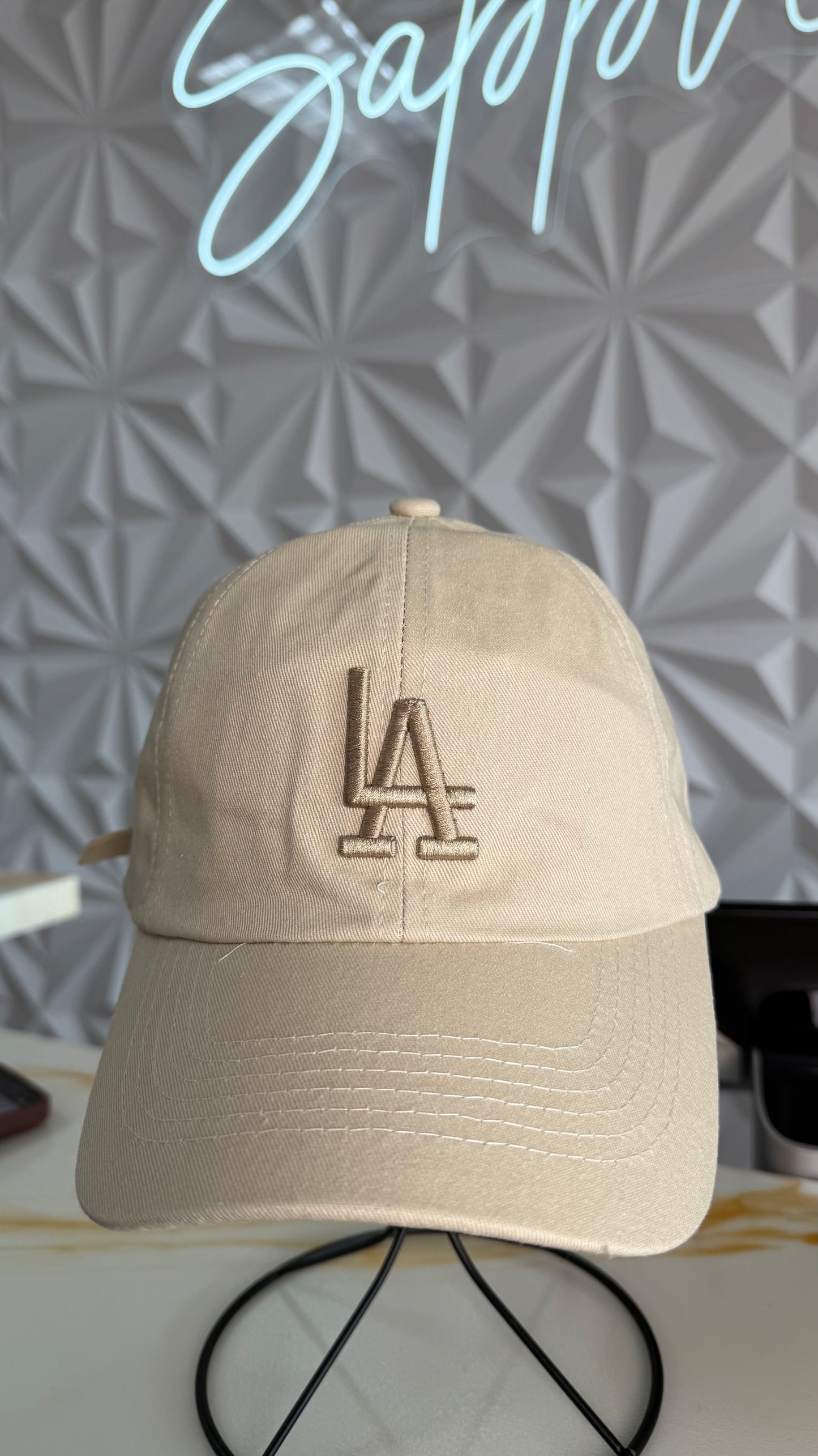Beige LA HAT