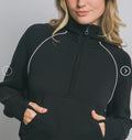 Black Half Zip w/White lining✨