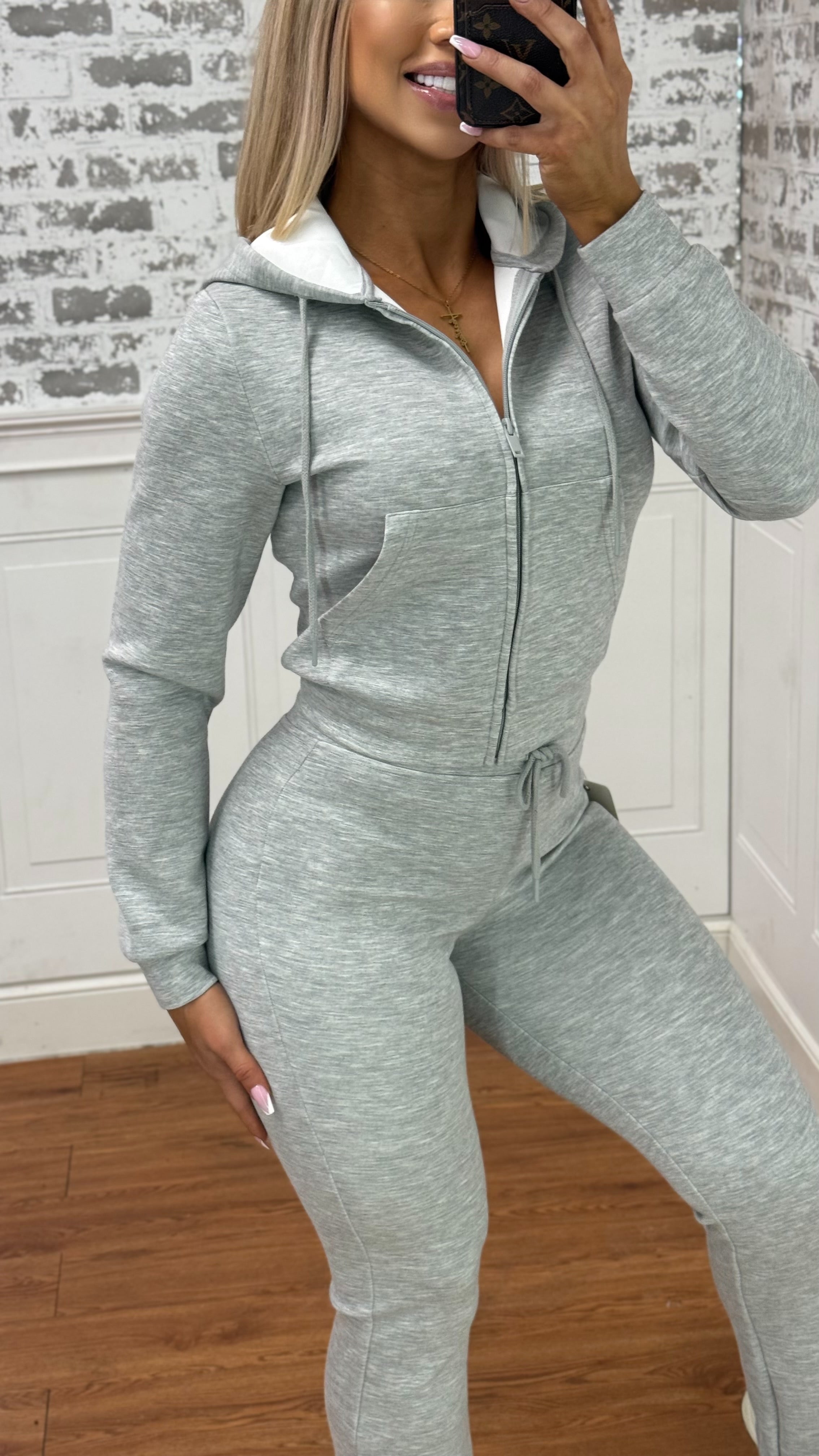 Grey Comfy Drawstring Leggings✨