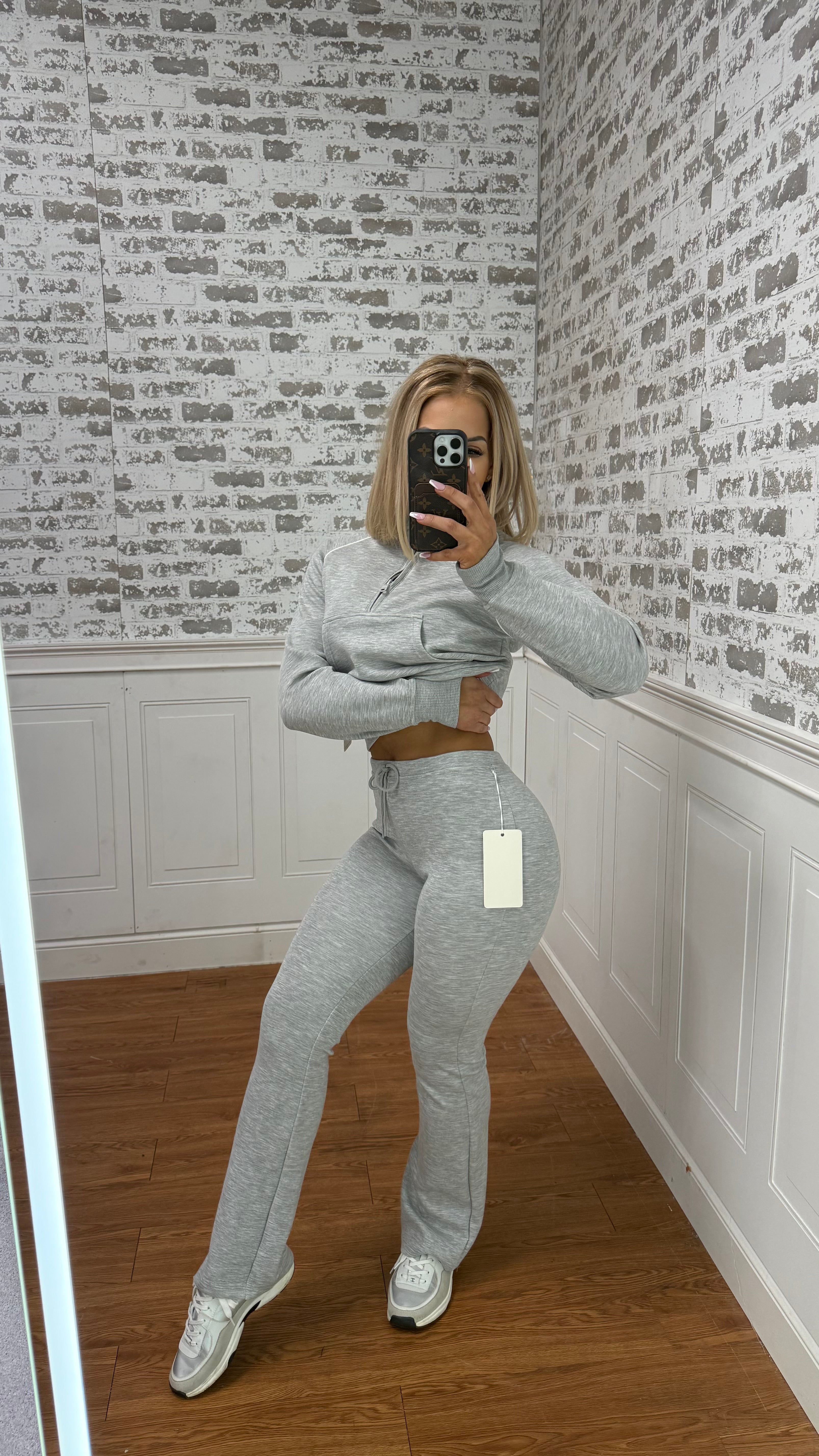 Grey Comfy Drawstring Leggings✨